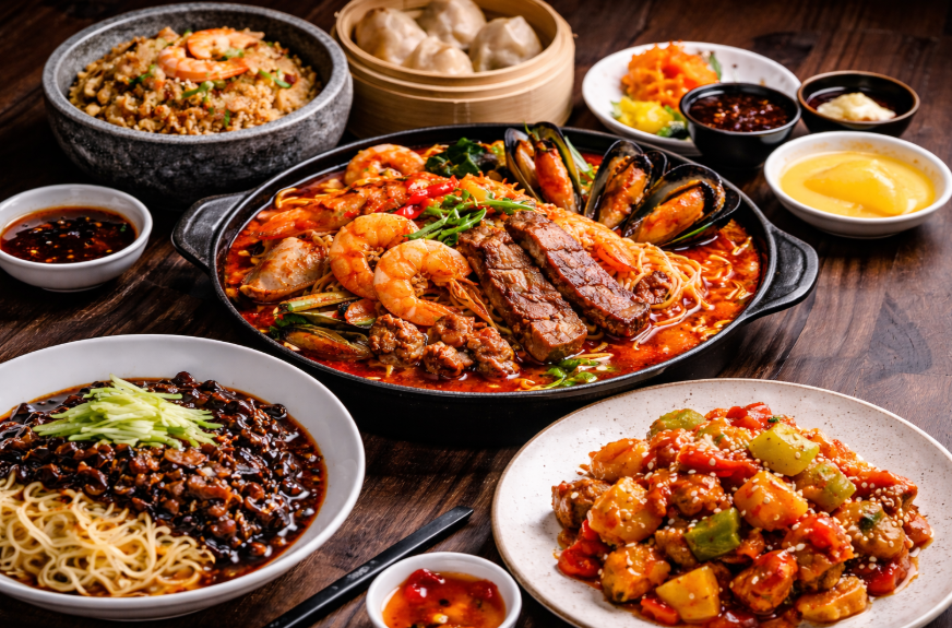 중식 퓨전 요리 사진